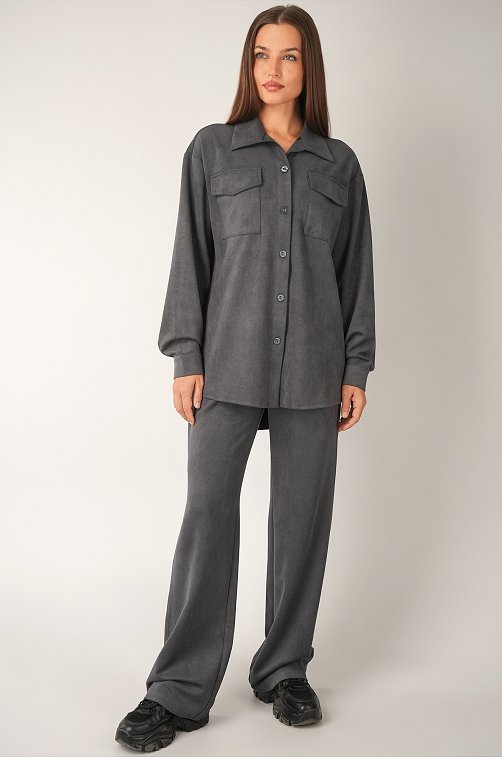 Женский костюм из микровельвета Happyfox