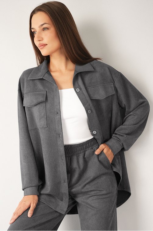 Женский костюм из микровельвета Happyfox