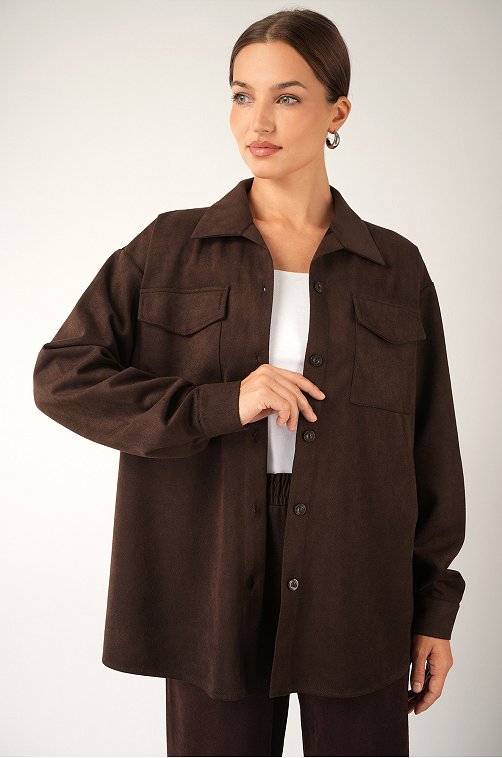 Женский костюм из микровельвета Happyfox