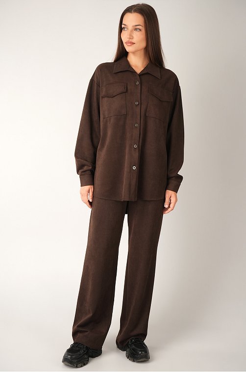 Женский костюм из микровельвета Happyfox