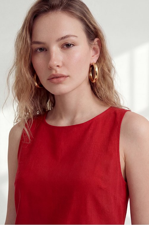 Женское льняное платье Happyfox