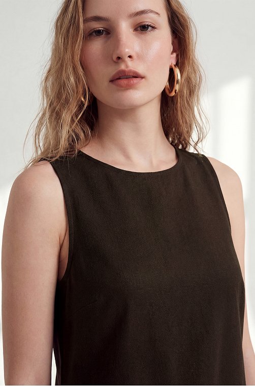 Женское льняное платье Happyfox