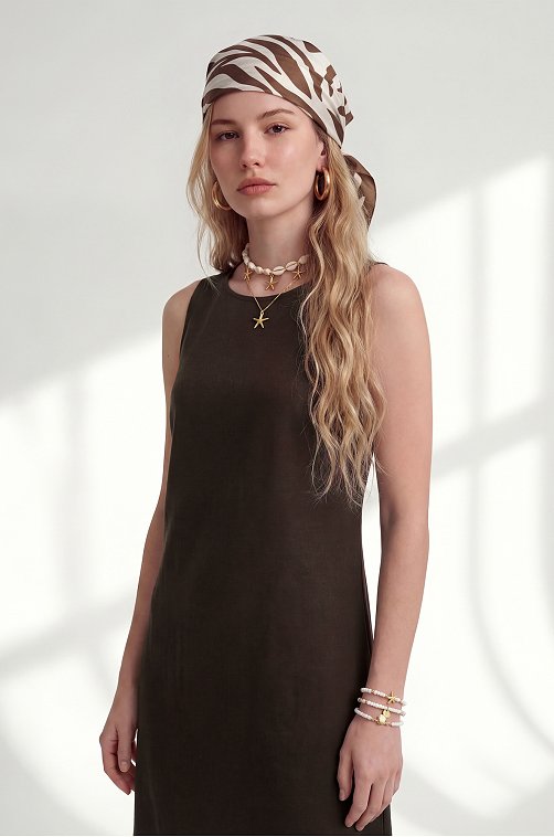 Женское льняное платье Happyfox