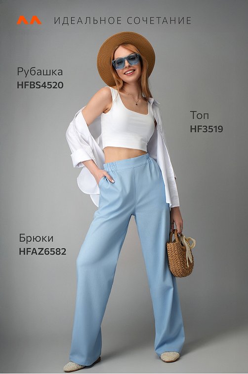 Женские льняные брюки Happyfox