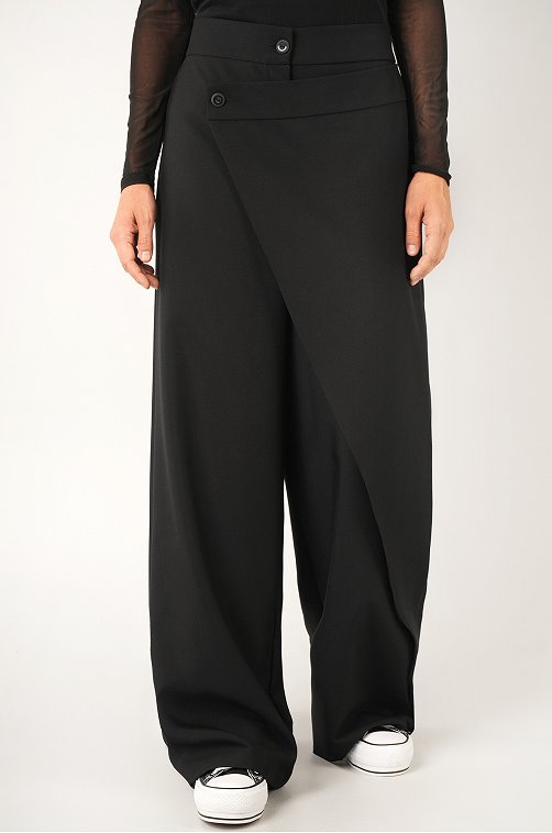 Женские асимметричные брюки с запахом Happyfox