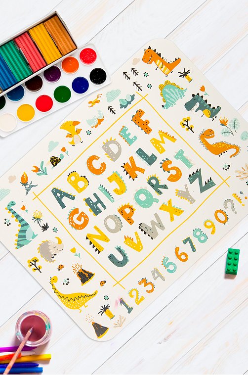 Настольное покрытие для лепки 33х23 см Happyfox