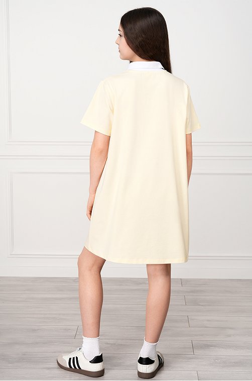 Летнее платье-поло для девочки Happyfox