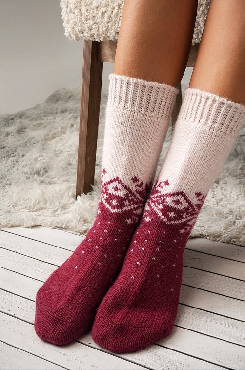 Женские шерстяные носки Happyfox