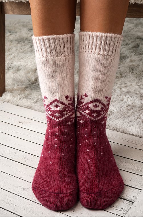 Женские шерстяные носки Happyfox