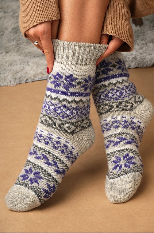 Женские шерстяные носки Happyfox