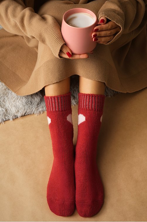 Женские шерстяные носки Happyfox