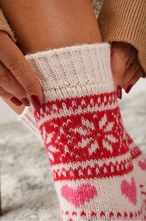 Женские шерстяные носки Happyfox