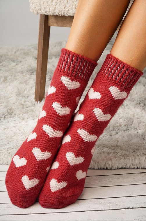 Женские шерстяные носки Happyfox