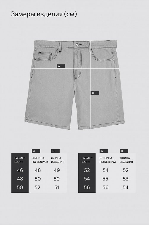 Мужские джинсовые шорты Happyfox