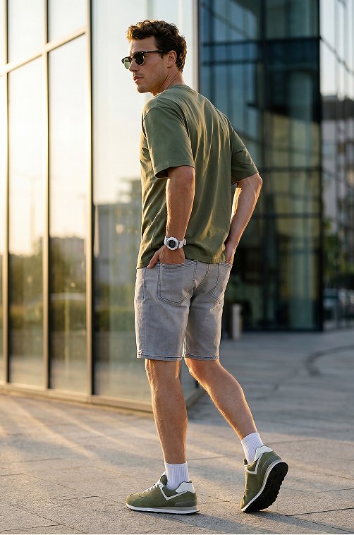 Мужские джинсовые шорты Happyfox