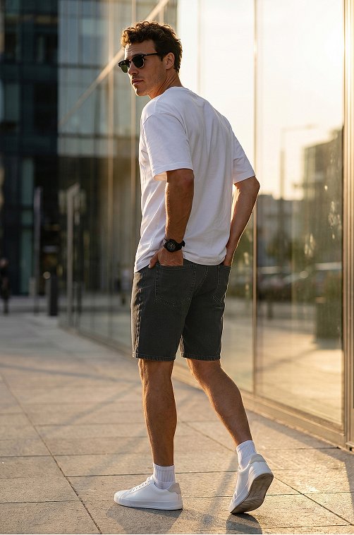 Мужские джинсовые шорты Happyfox