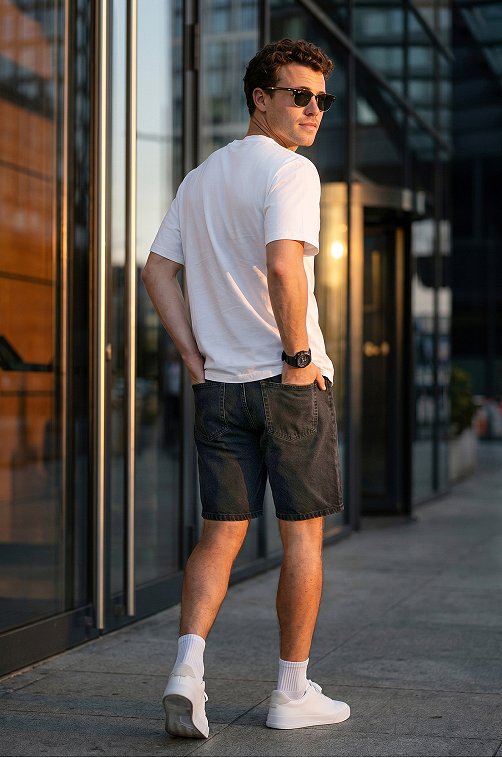 Мужские джинсовые шорты Happyfox