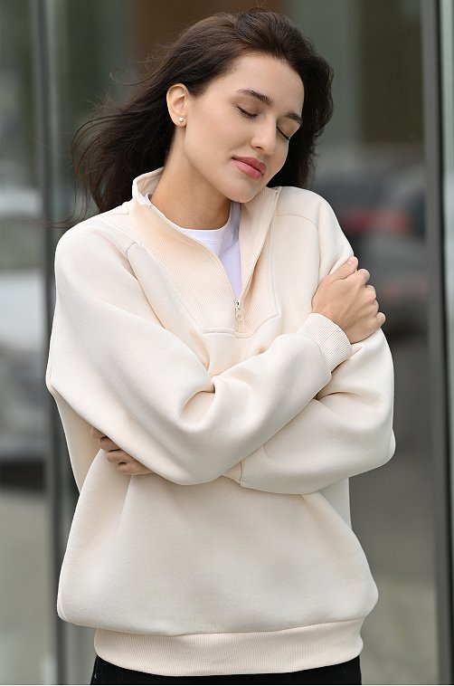 Женская толстовка из футера с начесом Happyfox