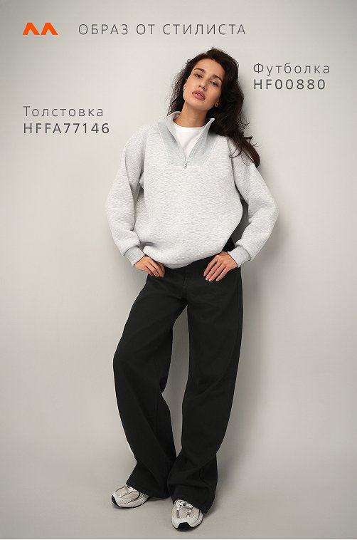 Женская толстовка из футера с начесом Happyfox