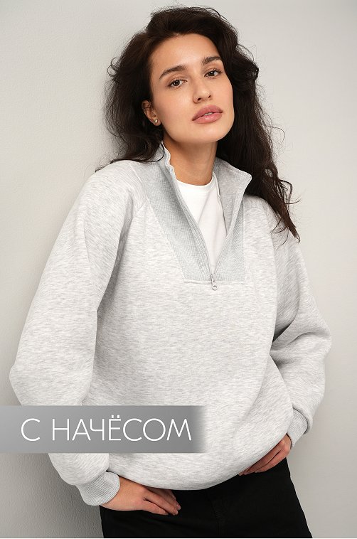 Женская толстовка из футера с начесом Happyfox