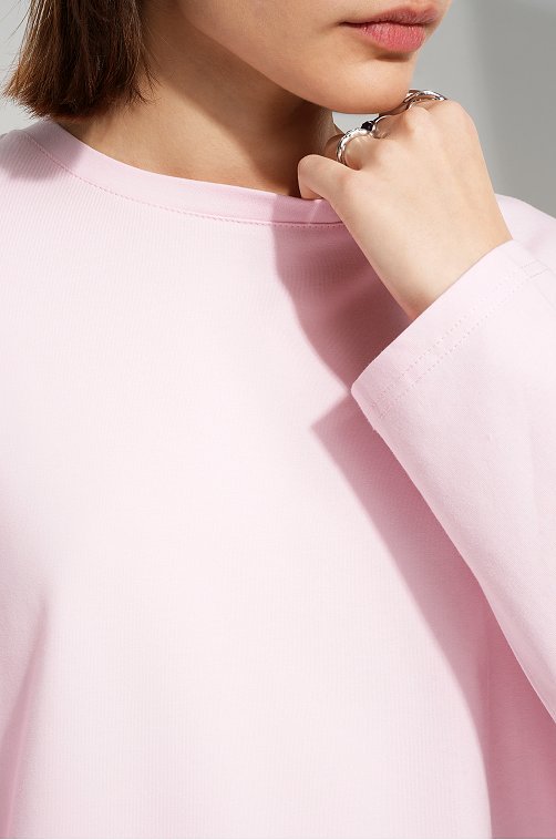 Женский лонгслив оверсайз Happyfox