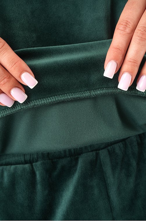 Женский велюровый костюм оверсайз Happyfox