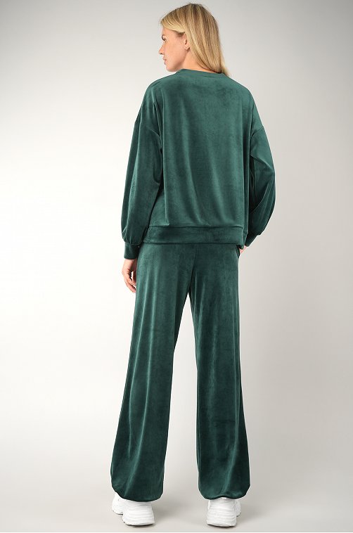 Женский велюровый костюм оверсайз Happyfox