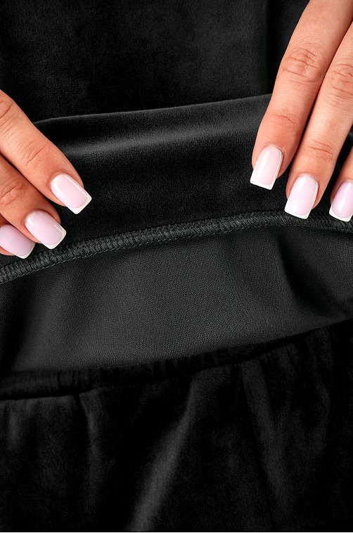 Женский велюровый костюм оверсайз Happyfox