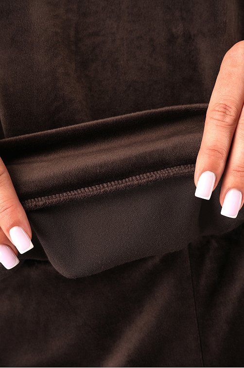 Женский велюровый костюм оверсайз Happyfox