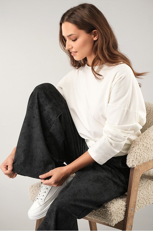 Женские брюки - трансформеры из футера Happyfox