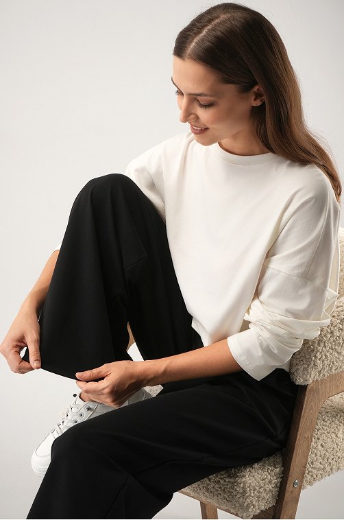 Женские брюки - трансформеры из футера Happyfox