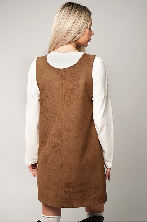 Женское офисное платье - сарафан Happyfox