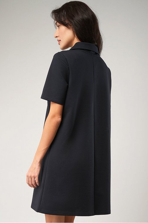 Женское базовое платье - поло Happyfox