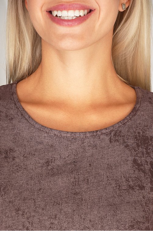 Женская удлиненная футболка с разрезами Happyfox