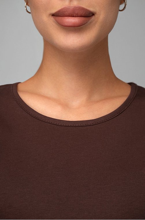 Женская удлиненная футболка с разрезами Happyfox