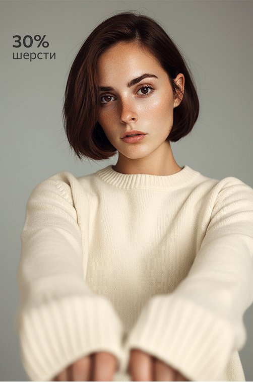 Женский свитер оверсайз Happyfox