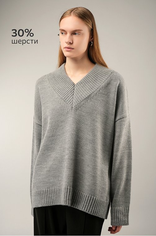 Женский свитер оверсайз Happyfox