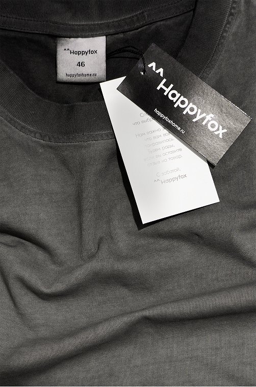 Мужская футболка оверсайз с эффектом градиент Happyfox