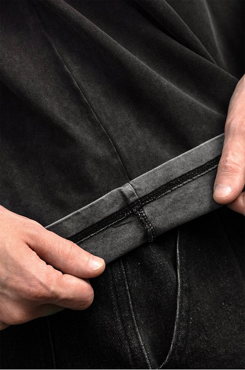 Мужская футболка оверсайз с эффектом градиент Happyfox