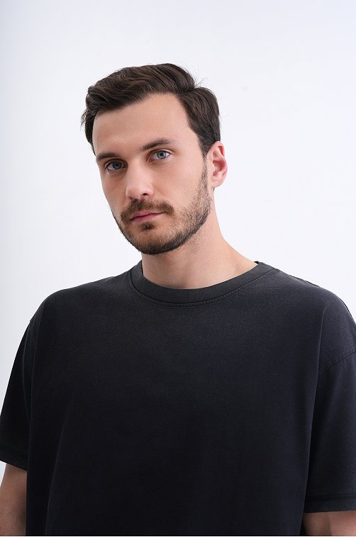 Мужская футболка оверсайз с эффектом градиент Happyfox