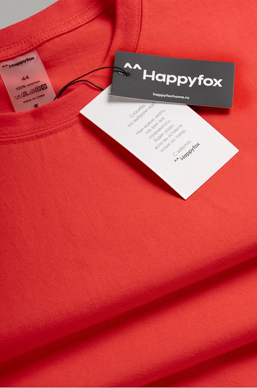 Женская футболка оверсайз Happyfox