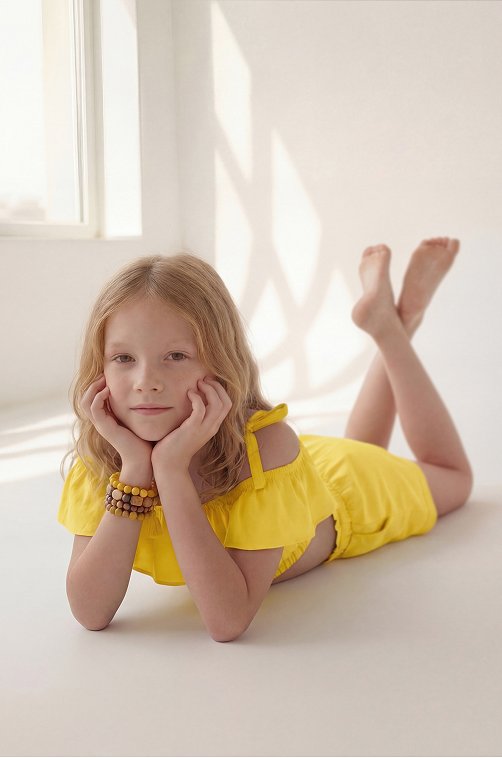 Летний костюм с шортами для девочки Happyfox