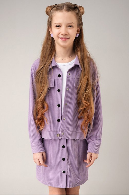 Вельветовый костюм для девочки Happyfox