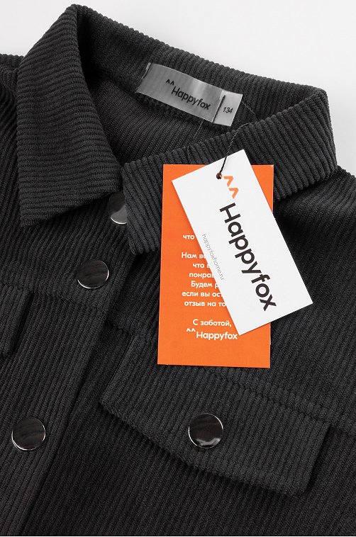 Вельветовый костюм для девочки Happyfox