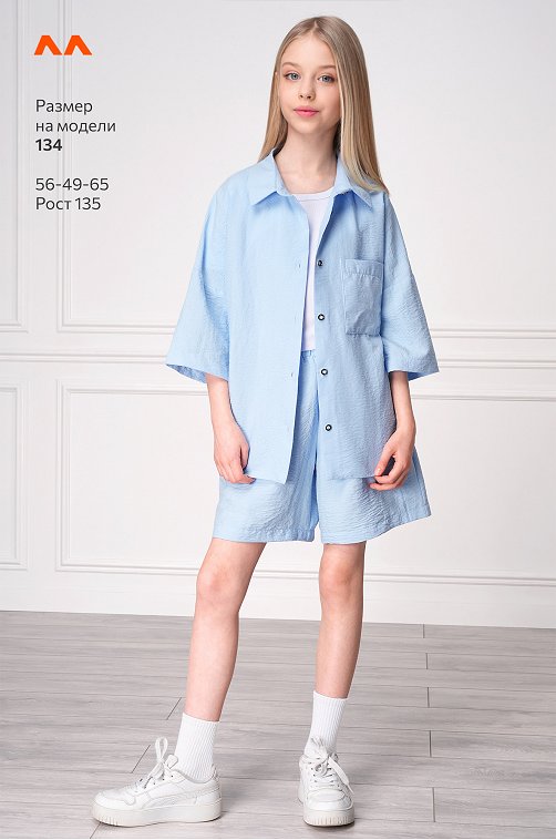 Летний костюм для девочки с шортами Happyfox