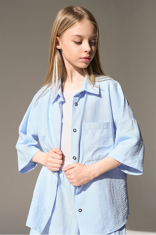 Летний костюм для девочки с шортами Happyfox