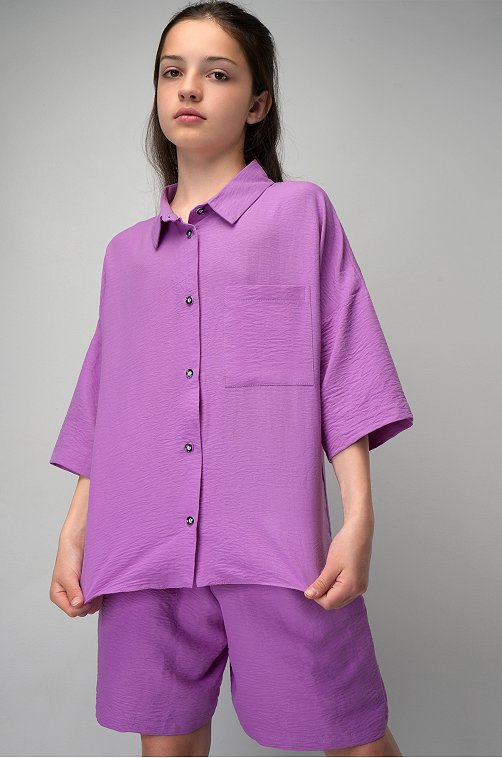 Летний костюм для девочки с шортами Happyfox