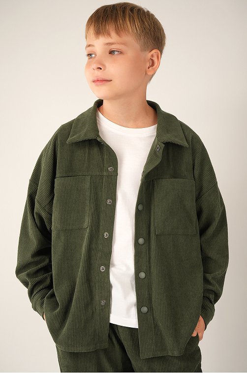 Вельветовый костюм для мальчика Happyfox