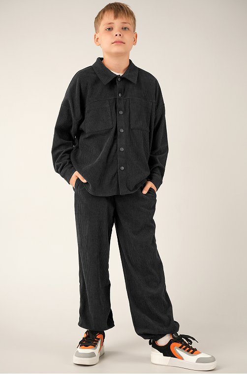 Вельветовый костюм для мальчика Happyfox