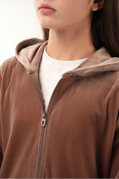 Велюровый костюм для девочки Happyfox